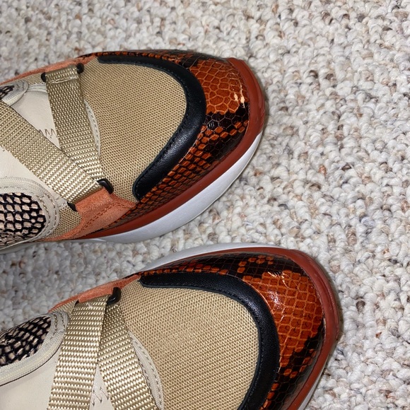Chloé- authentic designer Sonnie Snakeskin Sneakers multicolored - Picture 9 of 12